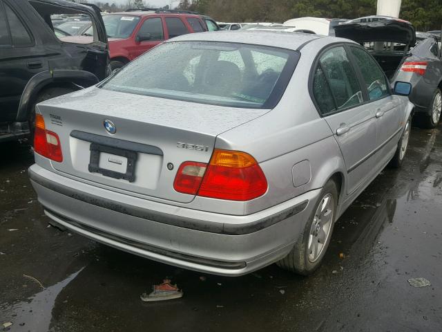 WBAAN37421NJ12509 - 2001 BMW 325 I SILVER photo 4