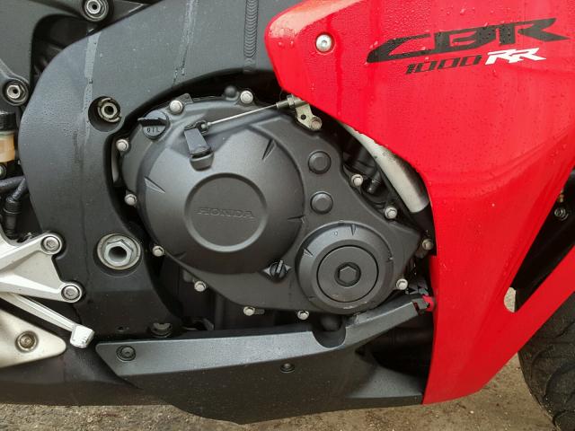 JH2SC59068M001701 - 2008 HONDA CBR1000 RR RED photo 7