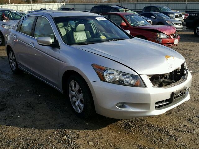 1HGCP36838A015753 - 2008 HONDA ACCORD EXL SILVER photo 1