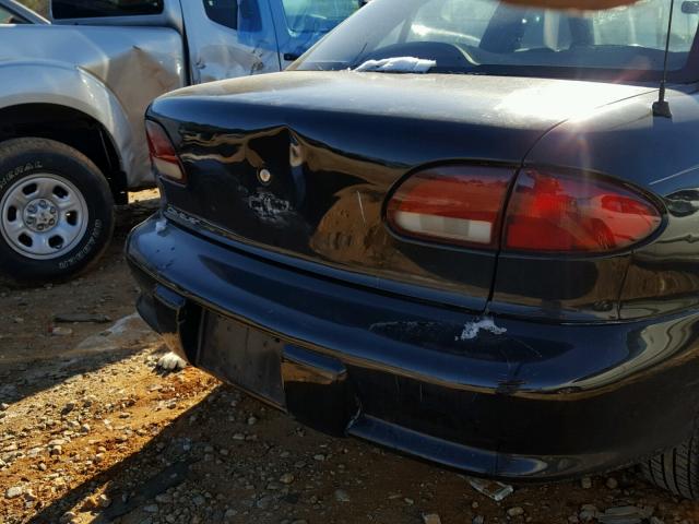 1G1JC5242X7285562 - 1999 CHEVROLET CAVALIER BLACK photo 9