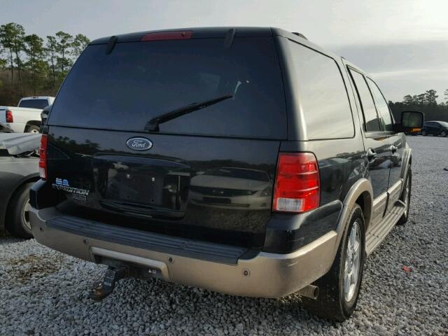 1FMRU17W24LB22550 - 2004 FORD EXPEDITION BLACK photo 4