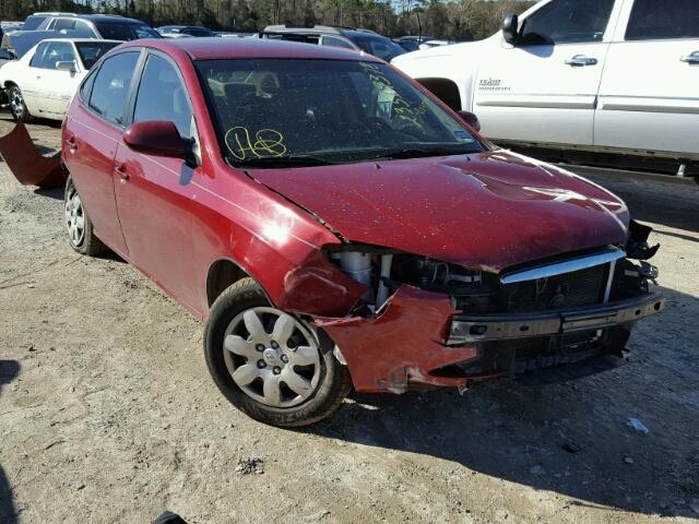 KMHDU46D97U238855 - 2007 HYUNDAI ELANTRA GL RED photo 1