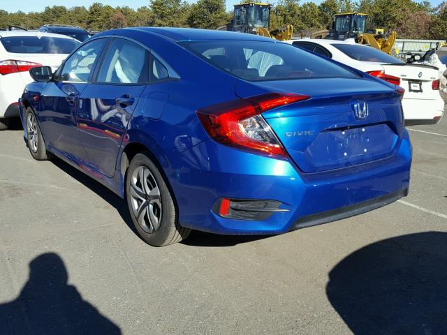 19XFC2F55GE203922 - 2016 HONDA CIVIC LX BLUE photo 3