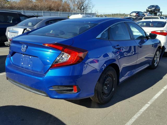 19XFC2F55GE203922 - 2016 HONDA CIVIC LX BLUE photo 4