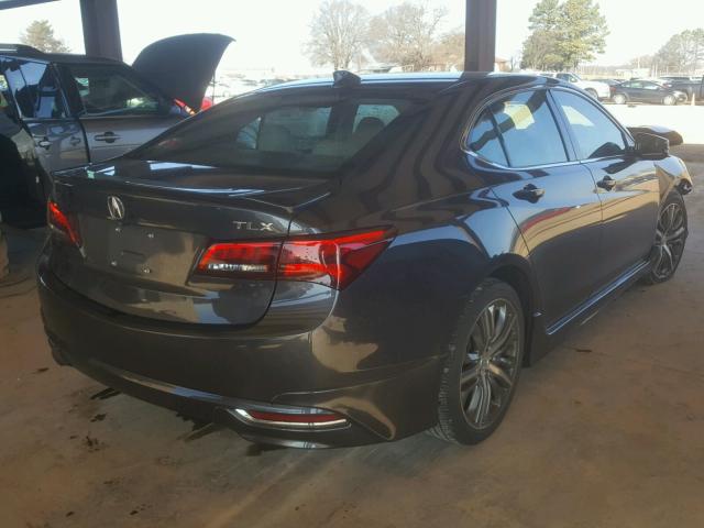 19UUB2F5XFA003714 - 2015 ACURA TLX TECH GRAY photo 4