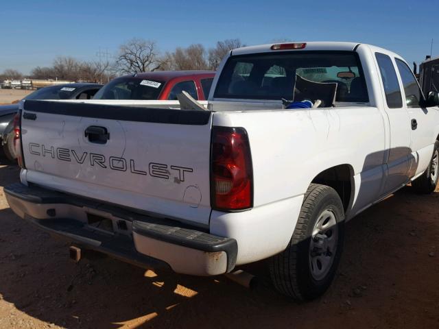 1GCEC19Z67Z199064 - 2007 CHEVROLET SILVERADO WHITE photo 4