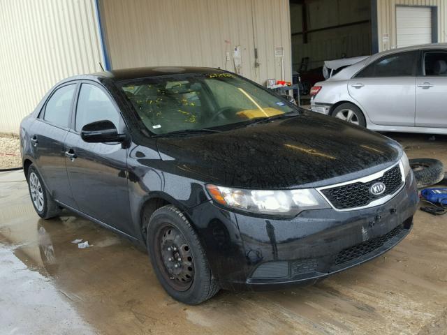 KNAFU4A28D5691466 - 2013 KIA FORTE EX BLACK photo 1