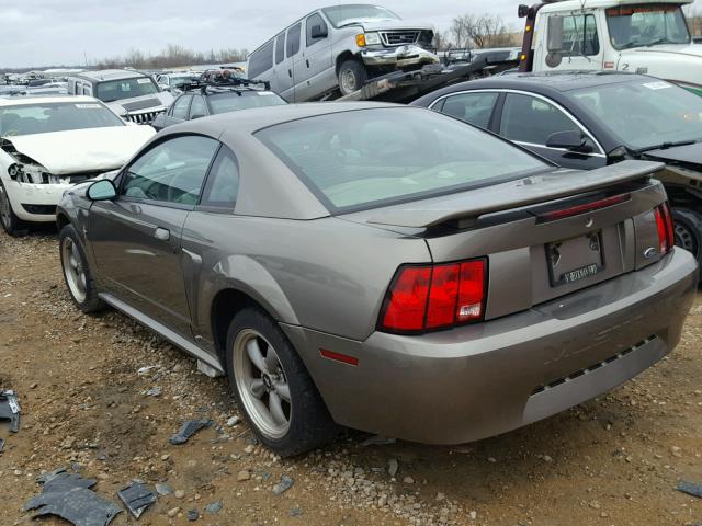 1FAFP40441F261507 - 2001 FORD MUSTANG GRAY photo 3