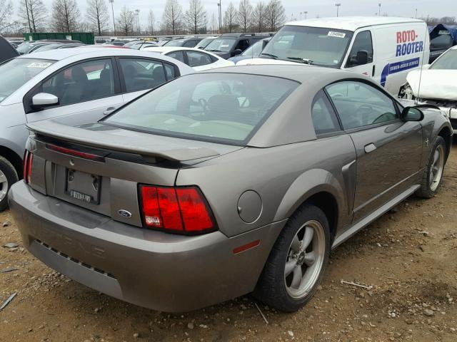 1FAFP40441F261507 - 2001 FORD MUSTANG GRAY photo 4