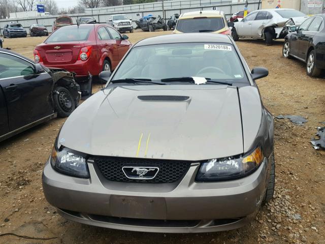 1FAFP40441F261507 - 2001 FORD MUSTANG GRAY photo 9