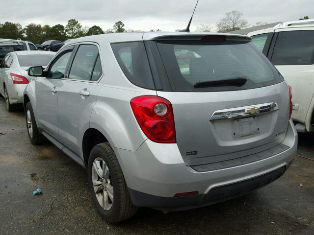 2GNALBEC1B1306861 - 2011 CHEVROLET EQUINOX LS SILVER photo 3