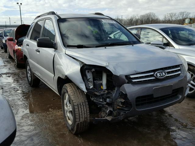 KNDJF724X77398959 - 2007 KIA SPORTAGE L SILVER photo 1