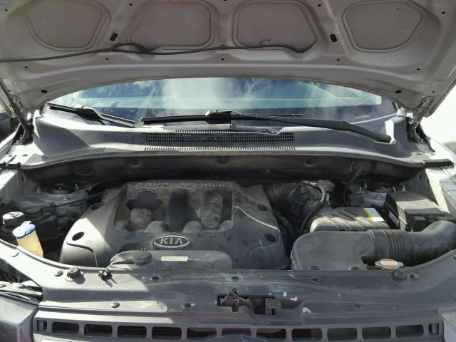 KNDJF724X77398959 - 2007 KIA SPORTAGE L SILVER photo 7