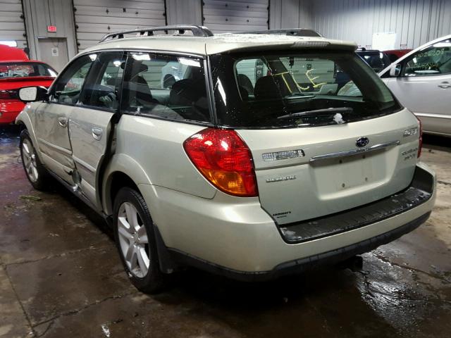 4S4BP67C154327476 - 2005 SUBARU LEGACY OUT BEIGE photo 3