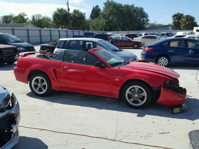 1FAFP44433F401026 - 2003 FORD MUSTANG RED photo 9