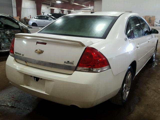 2G1WC581069102434 - 2006 CHEVROLET IMPALA LT WHITE photo 4