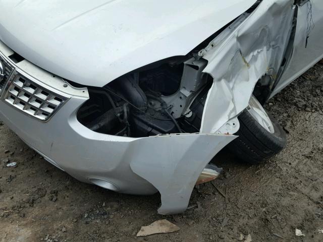 JN8AS58V39W445455 - 2009 NISSAN ROGUE S SILVER photo 9