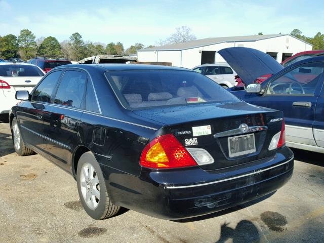 4T1BF28B4YU023113 - 2000 TOYOTA AVALON XL BLACK photo 3