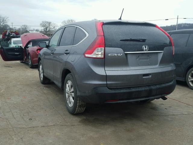 2HKRM3H52DH518861 - 2013 HONDA CR-V EX GRAY photo 3