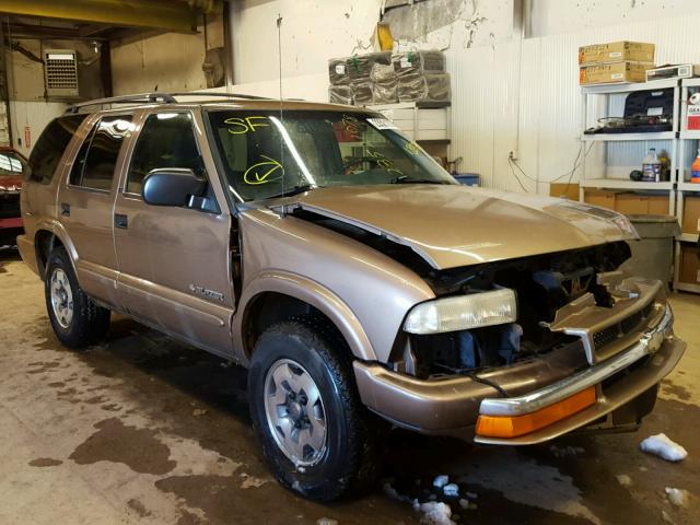 1GNDT13X53K133764 - 2003 CHEVROLET BLAZER BROWN photo 1