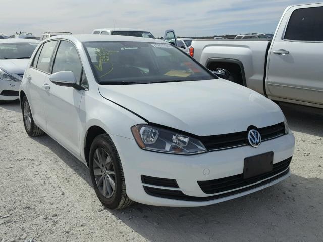 3VW217AU1HM062576 - 2017 VOLKSWAGEN GOLF S WHITE photo 1