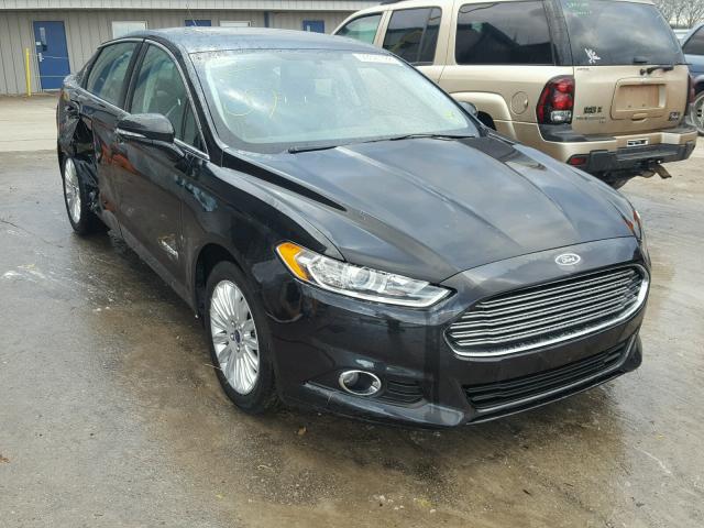 3FA6P0LU8ER174433 - 2014 FORD FUSION SE BLACK photo 1