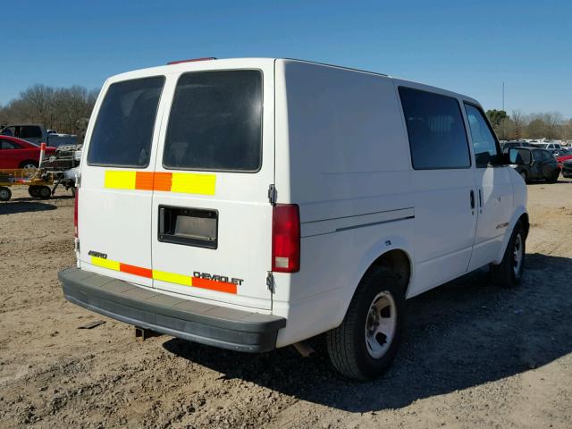 1GCDL19X12B124140 - 2002 CHEVROLET ASTRO WHITE photo 4