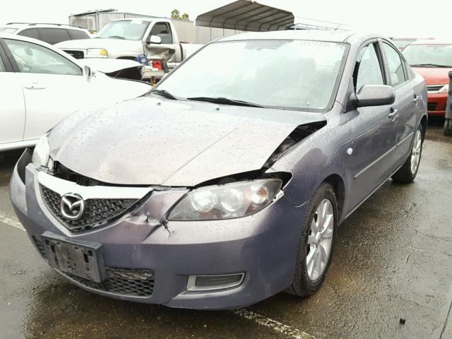 JM1BK32G671625053 - 2007 MAZDA 3 I CHARCOAL photo 2