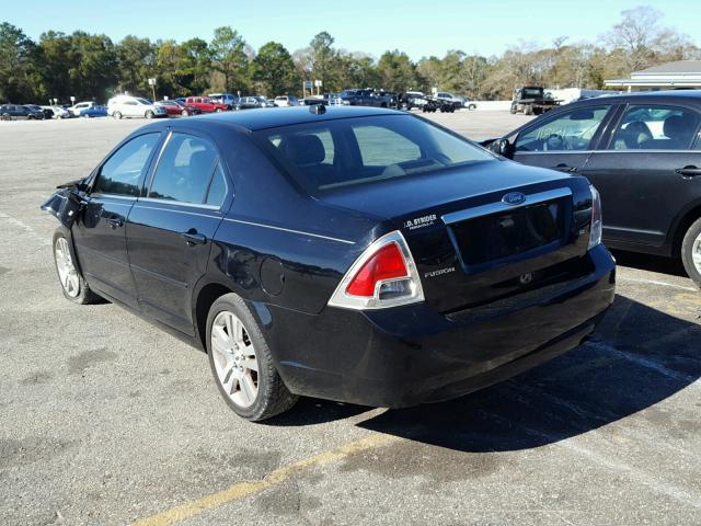 3FAHP08Z67R181526 - 2007 FORD FUSION SEL BLACK photo 3