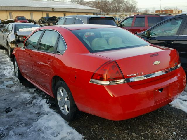 2G1WG5EK3B1124888 - 2011 CHEVROLET IMPALA LT RED photo 3