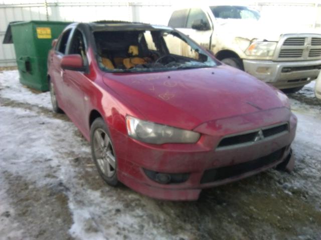 JA3AU26U68U607649 - 2008 MITSUBISHI LANCER ES RED photo 1