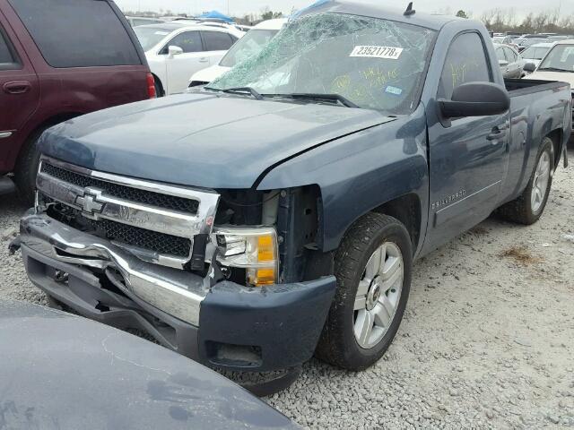 1GCEC14C18Z112580 - 2008 CHEVROLET SILVERADO BLUE photo 2