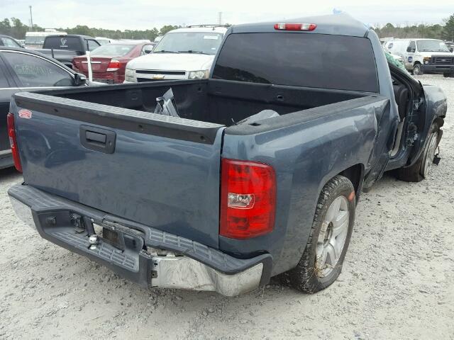 1GCEC14C18Z112580 - 2008 CHEVROLET SILVERADO BLUE photo 4