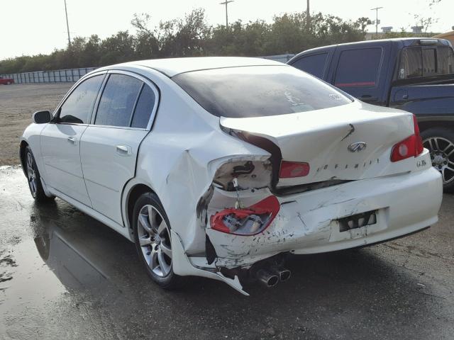 JNKCV51E06M515120 - 2006 INFINITI G35 WHITE photo 3