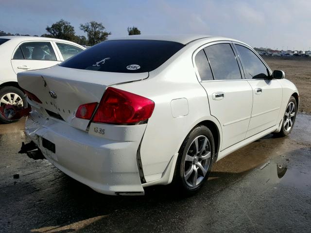 JNKCV51E06M515120 - 2006 INFINITI G35 WHITE photo 4