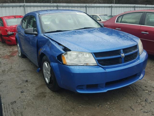 1B3LC46R98N257708 - 2008 DODGE AVENGER SE BLUE photo 1