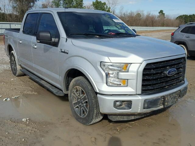 1FTEW1CF6GKD29164 - 2016 FORD F150 SUPER SILVER photo 1