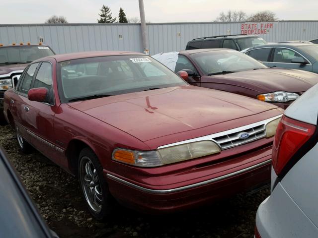 2FALP73W3SX140670 - 1995 FORD CROWN VICT RED photo 1