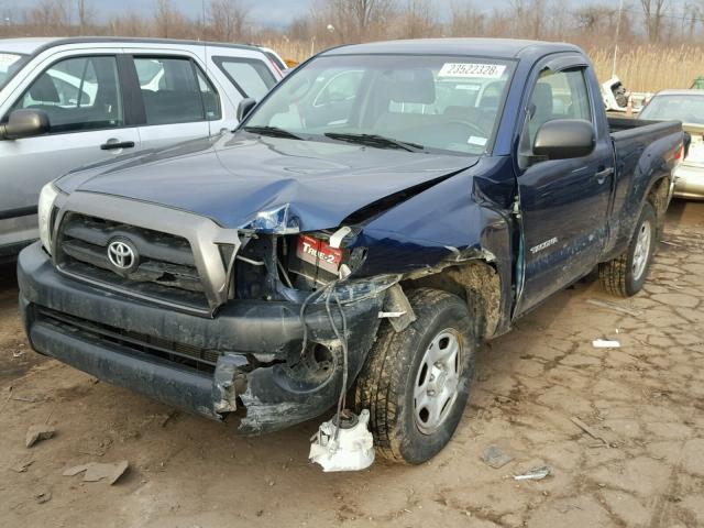 5TENX22N46Z239419 - 2006 TOYOTA TACOMA BLUE photo 2