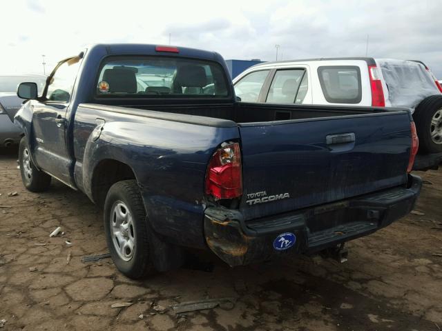 5TENX22N46Z239419 - 2006 TOYOTA TACOMA BLUE photo 3