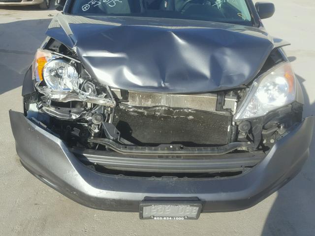 JHLRE4H59BC026181 - 2011 HONDA CR-V EX GRAY photo 9