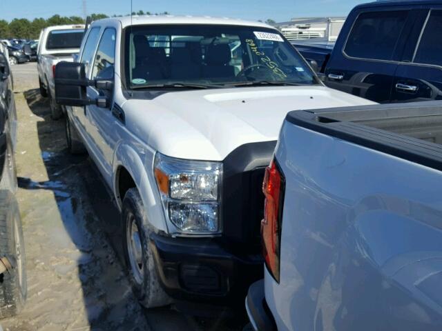 1FT8W3A63EEB42648 - 2014 FORD F350 SUPER WHITE photo 1