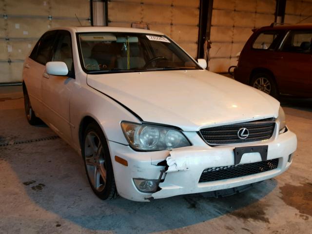 JTHBD182210014832 - 2001 LEXUS IS 300 WHITE photo 1