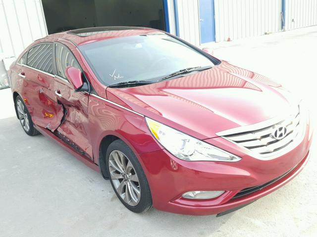 5NPEC4AC3DH799181 - 2013 HYUNDAI SONATA SE RED photo 1