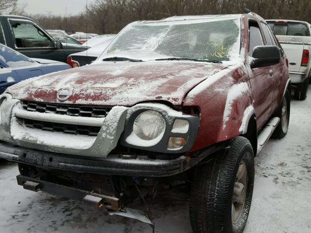 5N1ED28Y14C607685 - 2004 NISSAN XTERRA XE RED photo 2