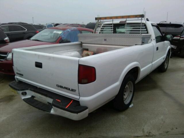 1GCCS14W9Y8192222 - 2000 CHEVROLET S TRUCK S1 WHITE photo 4