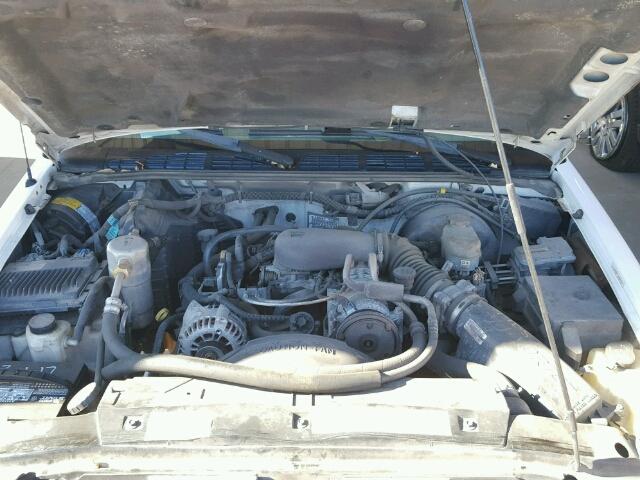 1GCCS14W9Y8192222 - 2000 CHEVROLET S TRUCK S1 WHITE photo 7