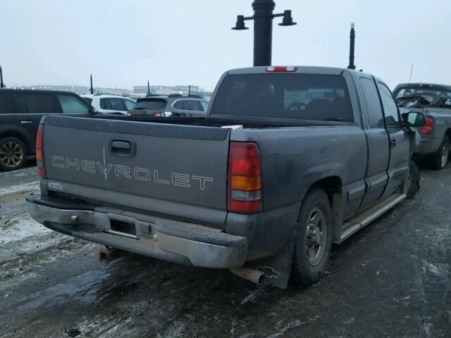 2GCEC19V0X1173999 - 1999 CHEVROLET SILVERADO GRAY photo 4