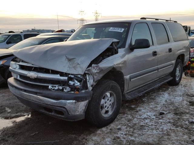 1GNEC16ZX3J206747 - 2003 CHEVROLET SUBURBAN C SILVER photo 2