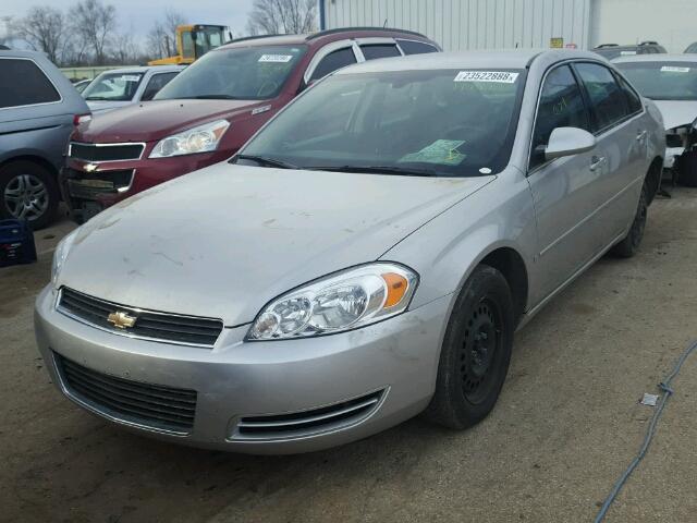 2G1WB58K279187998 - 2007 CHEVROLET IMPALA LS SILVER photo 2